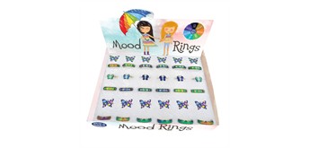 Butterflies & Bands Mood Rings 1 Stück assortiert