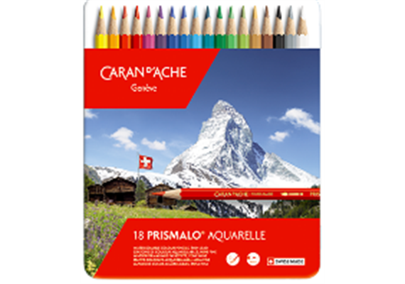 Caran D'Ache - Farbstifte Prismalo 18 Stück