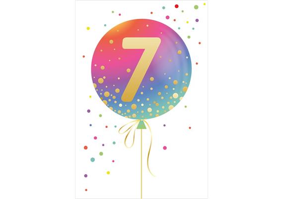 Card Group Age Balloon 7