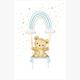 Card Group Blue Rainbow Teddy