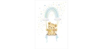 Card Group Blue Rainbow Teddy