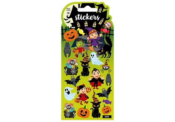 Card Group D543 Stickers Spooky Friends