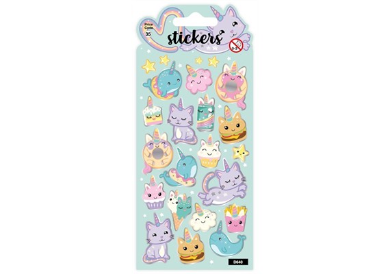 Card Group D640 Stickers Unicorn Land