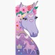 Card Group D973 Stickers Glimmering Unicorn