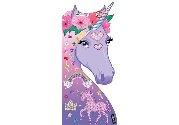 Card Group D973 Stickers Glimmering Unicorn