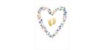 Card Group Elegant Baby Feet