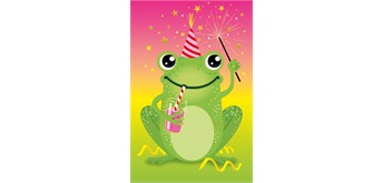 Card Group H030250 Karte Colourful Frog