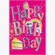 Card Group H030283 Karte Pink Birthday Cake