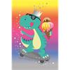 Card Group Karte Colourful Dino