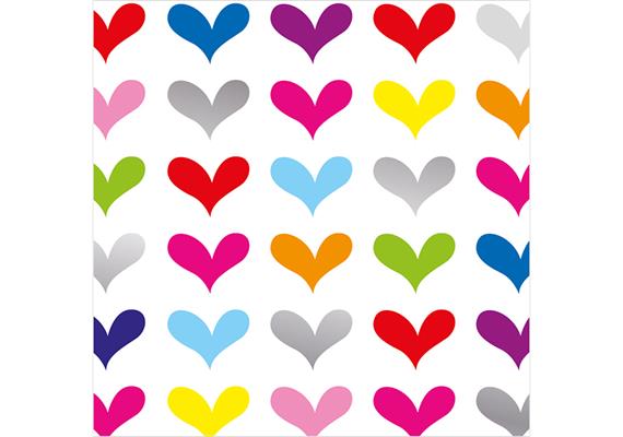 Card Group Karte Colourful Hearts