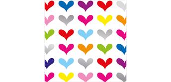 Card Group Karte Colourful Hearts