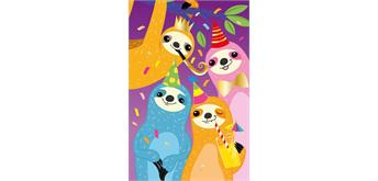 Card Group Karte Colourful Sloths