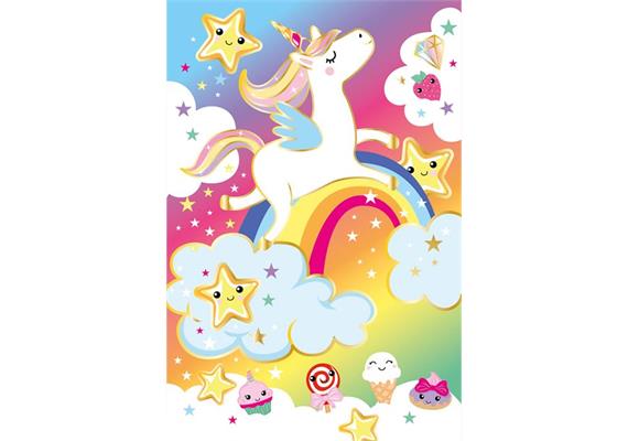 Card Group Karte Cute Unicorn