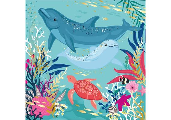 Card Group Karte Exotic Dolphins