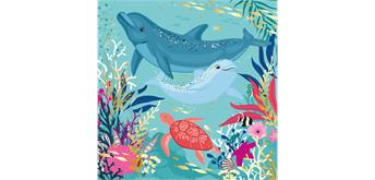 Card Group Karte Exotic Dolphins