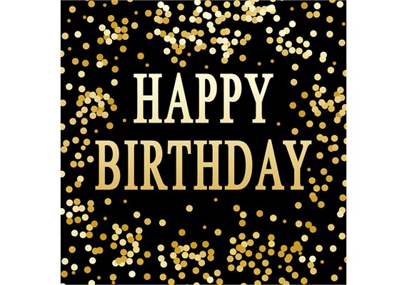 Card Group - Karte Gold Happy Birthday