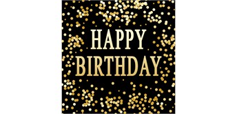 Card Group - Karte Gold Happy Birthday