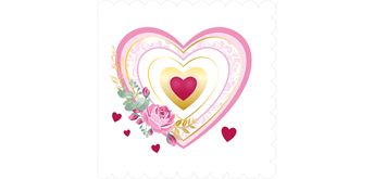 Card Group Karte Lace Heart