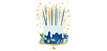 Card Group - Karte Mini Blue Cake