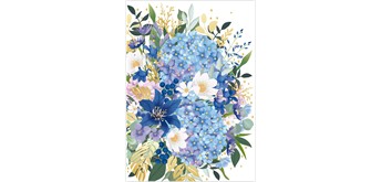 Card Group - Karte Mini Blue Flowers
