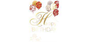 Card Group Karte Mini Elegant Balloons