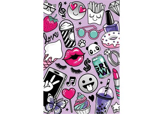 Card Group Lilac Symbols