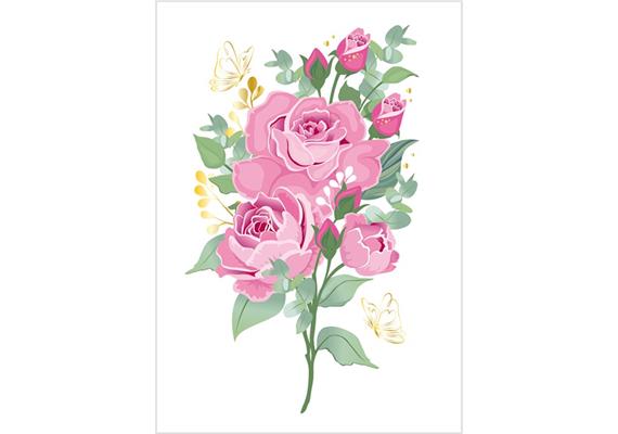 Card Group Mini Karte Beautiful Roses