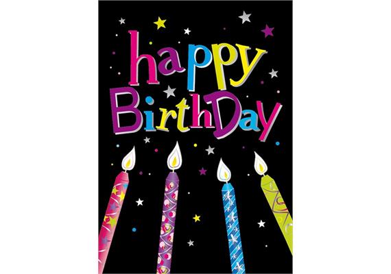 Card Group Mini Karte Birthday Lights