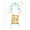 Card Group Mini Karte Blue Rainbow Teddy