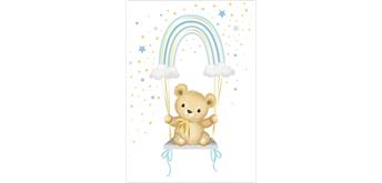 Card Group Mini Karte Blue Rainbow Teddy