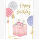 Card Group Mini Karte Fancy Brithday