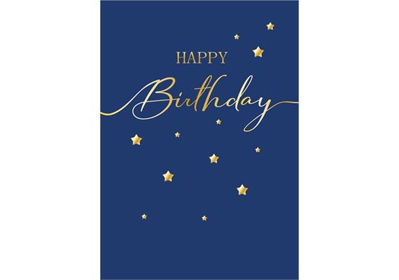 Card Group Mini Karte Golden Blue