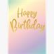 Card Group Mini Karte Ombre Birthday