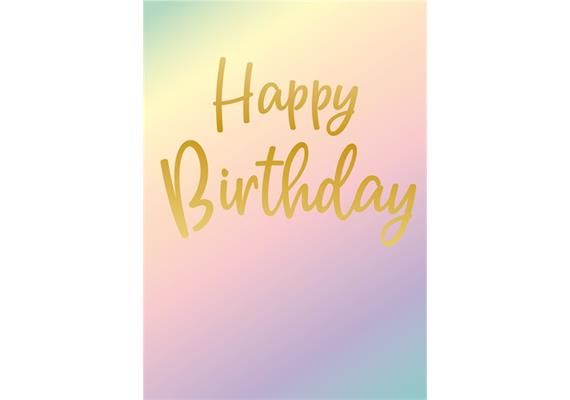 Card Group Mini Karte Ombre Birthday