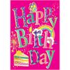 Card Group Mini Karte Pink Birthday Cake