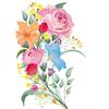 Card Group Mini Karte Pretty Flowers