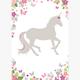Card Group Mini Karte Shimmering Unicorn