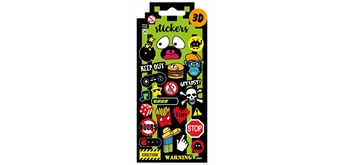 Card Group Stickers 3D Gamer