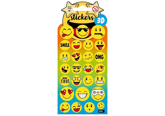 Card Group Stickers 3D Smiles