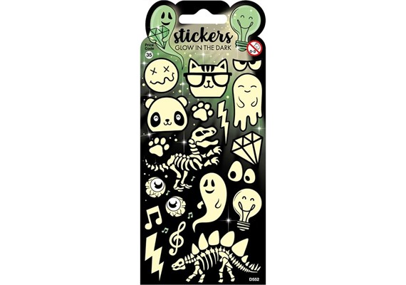 Card Group Stickers Glowing Things