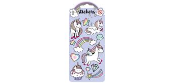 Card Group Stickers Pop Up Unicorn