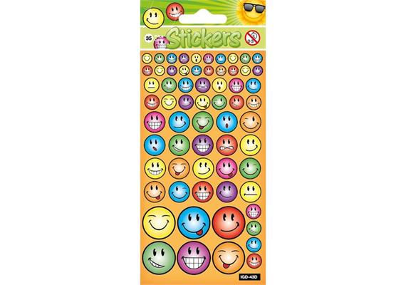 Card Group Stickers PuffyFaces