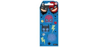 Card Group Stickers Superheroes Art