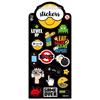 Card Group Stickers Video Game Icons