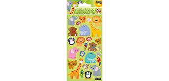 Card Group Stickers Zoo Animals