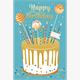 Card Group Turquise Birthday Cake