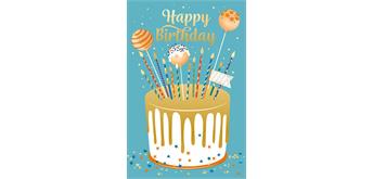 Card Group Turquise Birthday Cake