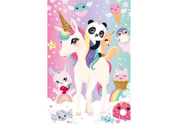 Card Group Unicorn with Friends