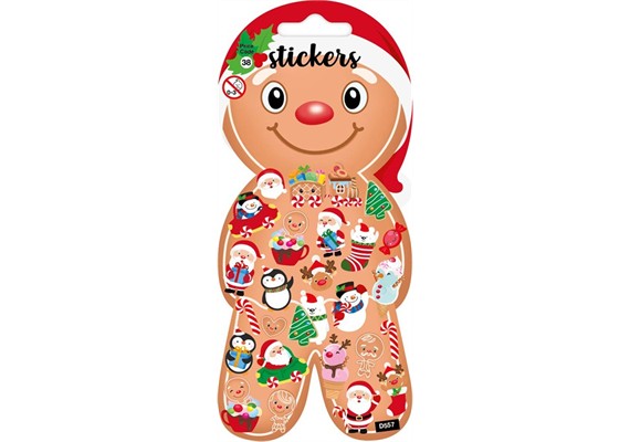 Card Group - Weihnachts Sticker Gingerbread Town
