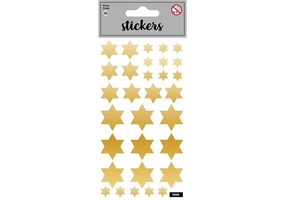 Card Group - Weihnachts Sticker Golden Stars